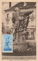 Carte Maximum - Gand - Monument Edouard Anseele - 1934-1951