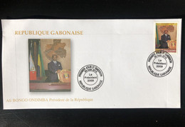 Gabon Gabun 2009 Mi. 1702 FDC Ali Bongo Ondimba Président De La République RARE! - Gabón (1960-...)