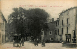 Monestiès * La Poste Et Les Lices * Café De La Poste * La Fontaine - Monesties