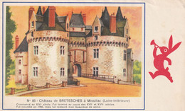 BUVARD BISCOTTES GRINGOIRE .45 . PITHIVIERS EN GATINAIS .CHATEAU DE BRETESCHES MISSILLAC . VISUEL SEULEMENT - Biscottes