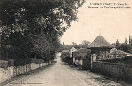 L'Hermenault (Vendée) Avenue De Fontenay-le-Comte - Collection A. Robin, Carte Non Circulée - L'Hermenault