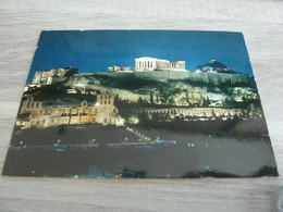 Athènes - L'Acropole Vue La Nuit - 35 - Editions Grece - Année 1987 - - Cyprus