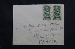 INDE - Enveloppe Pour La France, Affranchissement En Paire  - L 72891 - Covers & Documents