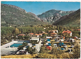 Drôme : BUIS Les BARONNIES : Vue Générale De La Piscine Et Du Camping : C.p.s.m. : - Buis-les-Baronnies