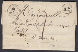 Belgique 1839 - Précurseur De Lavaux Ste. Anne à Destination Marche. Cahcet Type 18 "Rochefort"........ (DD) DC-9359 - Autres & Non Classés