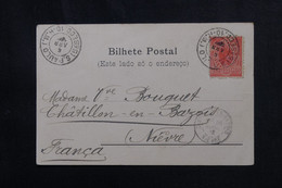 BRÉSIL - Affranchissement De Sao Paulo Sur Carte Postale En 1902 Pour La France - L 72917 - Cartas