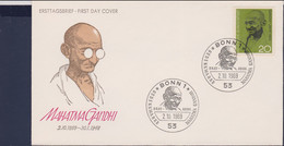 Germany FDC 1969 Mahatma Gandhi (G117-46) - FDC: Covers