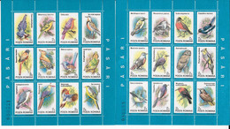 ROUMANIE - 1991 - OISEAUX/BIRDS - BLOCS YVERT N° 211/212 ** MNH - Hojas Bloque