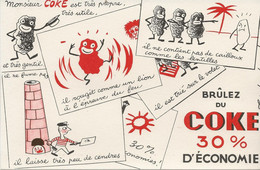 LOT DE 6 BUVARDS "BRULEZ DU COKE 30 % D'ECONOMIE   -TTB- - Colecciones & Series