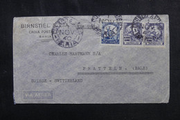 BRÉSIL - Enveloppe De Bahia Pour La Suisse En 1940 Par Avion  Via Les U.S.A.  - L 72939 - Cartas