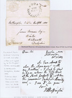 Northampton Free Franking Abuse 1805 Letter Franked Free Sir George Gunning NORTHAMPTON 66 Mileage Cds OCT 12 1805 - ...-1840 Prephilately