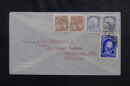 BRÉSIL - Enveloppe De Porto Alegre Pour La Suisse En 1939 Par Avion Air France - L 72949 - Cartas