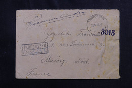 POLOGNE - Enveloppe En Recommandé De Krotoszyn Pour La France En 1946, Affranchissement Non Dentelés Au Verso - L 72961 - Covers & Documents