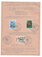 Luxembourg - Luxemburg  -  Timbres  1969   FDC  CONSERVATION DE LA NATURE-  Format 17x 21,50 - Blocks & Sheetlets & Panes