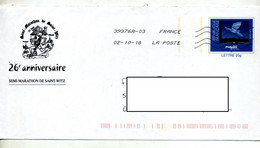 Pap Magritte Flamme Chiffree Sous Code Illustré Semi-marathon Saint Witz - Prêts-à-poster: Other (1995-...)