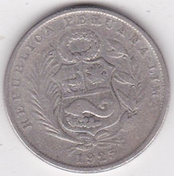 Perou 1/2 SOL 1923 Lima, En Argent . KM# 216 - Peru