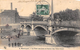 Montluçon           03         Pont Des Iles Et Usines Des Fers Creux      (voir Scan) - Montlucon