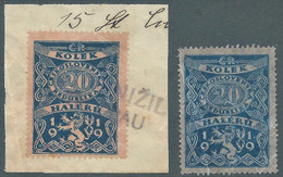 Czechoslovakia - CECOSLOVACCHIA.1919 Revenue Stamps Tax Fiscal,Kolek 20 Haleru,Used - Francobolli Di Servizio