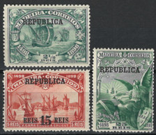 Portugal 1911. Mi.Nr. 196-198, *, MH - Ongebruikt