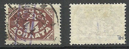 RUSSLAND RUSSIA 1925 Porto Postage Due Michel 17 I B (perf 14 1/2:14 Without WM) O Signed - Strafport
