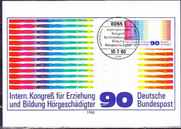 BRD FGR RFA - Kongress Für Erziehung Und Bildung Hörgeschädigter (MiNr: 1053) 1980 - MK - 1961-1980