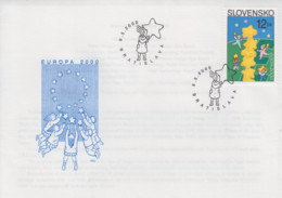 Enveloppe  FDC  1er  Jour   SLOVAQUIE    EUROPA    2000 - 2000