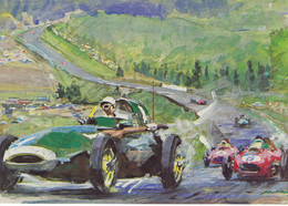 Grand Prix Deutschland 1958 (Nurburgring) - Stirling Moss (Vanwall)   -  Artiste:Walter Gotschke - CPM - Grand Prix / F1