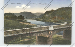 5802 WETTER, Ruhrbrücke, 1924 - Wetter