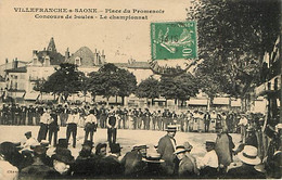 69 Villefranche  Sur Saone  Concours De Boules  Jeux - Villefranche-sur-Saone