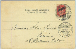 95495 - RUSSIA Finland - POSTAL HISTORY -  Postcard From TAMPERE To TORNEA 1903 - Covers & Documents