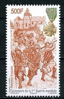 POLYNESIE 2018 N° 1202 ** Neuf MNH Superbe Centenaire 1ère Guerre Mondiale Soldats Croix De Guerre War - Unused Stamps
