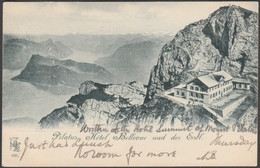 Hôtel Bellevue Und Der Esel, Pilatus, 1900 - Stern & Löb AK - Otros & Sin Clasificación