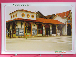 Visuel Très Peu Courant - Portugal - Santarém - Mercado Antigo Decorado Com Painéus De Azulejos - Marché - R/Verso - Santarem