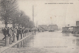 Evènements - Inondations - Nantes 44 - Inondation 1904 Promenade Du Quai De La Fosse - Überschwemmungen