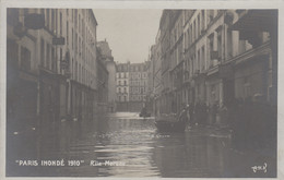 Evènements - Inondations - Paris 75 - Inondation 1910 - Paris Inondé 1910 - Immeubles Rue Moreau - Inondations