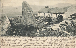 IRELAND - IRLANDE - Cottage & Cromlech - Achill Island 1903 - Mayo - Mayo