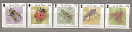 ISLE OF MAN 2001 Fauna Insects Mi 906-910 MNH (**) #25300 - Sin Clasificación