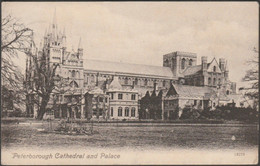 Peterborough Cathedral And Palace, Northamptonshire, 1908 - Valentine's Postcard - Northamptonshire