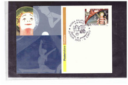 TEM12341  -  ROMA  4.5.2002   /  FDC  " EUROPA 2002 - IL CIRCO " - Cirque