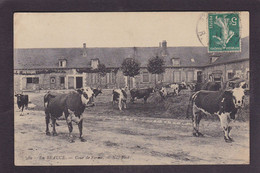 CPA Beauce Agriculture Métier Circulé En Beauce N° 480 Ferme Vaches - Ile-de-France