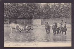 CPA Beauce Agriculture Métier Circulé En Beauce N° 281 Vaches Chevaux - Ile-de-France