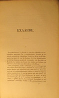 Eksaarde  :  Geschiedenis Van_   - Door Frans De Potter En Jan Broeckaert - 1878  -  Lokeren - Historia