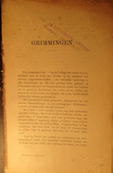 Grimminge ( Grimmingen) :  Geschiedenis Van_   - Door Frans De Potter En Jan Broeckaert - 1900  -  Geraardsbergen - Geschichte