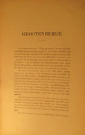 Grotenberge :  Geschiedenis Van_   - Door Frans De Potter En Jan Broeckaert - 1900  -  Zottegem - History