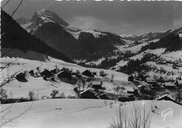 74-MORZINE- A GAUCHE POINTE DE NION A DROITE CRÊTES DU RENFOLLY - Morzine