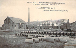 11 - Segala - Tuilerie Briquetterie Mécaniques De La Société Des Chaux Et Ciments De L'Aude, Malphettes & Cie - Other Municipalities