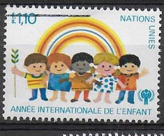 O.N.U. - GINEVRA - 1979 - ANNO DELL'INFANZIA - FS 1,10 - USATO  (YVERT 84 - MICHEL 84) - Used Stamps