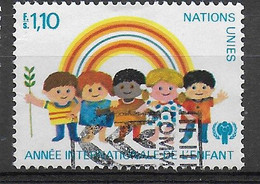 O.N.U. - GINEVRA - 1979 - ANNO DELL'INFANZIA - FS 1,10 - USATO  (YVERT 84 - MICHEL 84) - Used Stamps