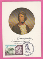 Carte Maximum - Napoléon - Premier Jour Ajaccio - Corse - 1969 - Napoleon