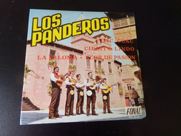 45 T Los Panderos " Cuac Cuac + Cielito Lindo + La Paloma + Flor De Pasion " - Sonstige - Spanische Musik